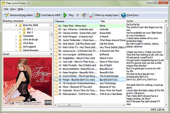 Download and save MP3 lyrics automatically