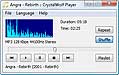 CrystalWolf Free Audio Player - Wiedergeben Sie alle populren Audioformate ohne Plugins und zustzliche Modulen