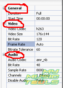 3GP properties