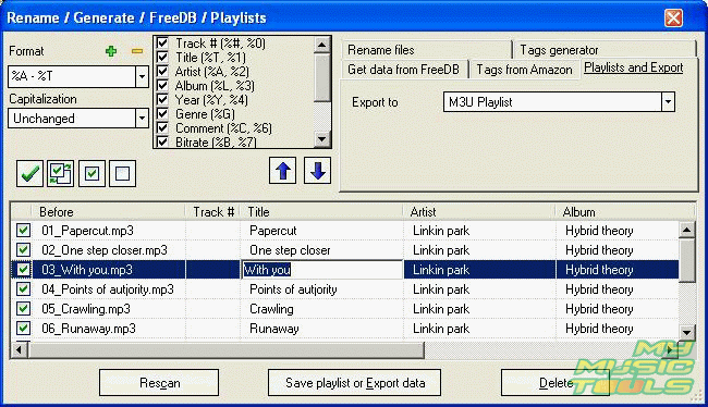 M3u playlist creator software